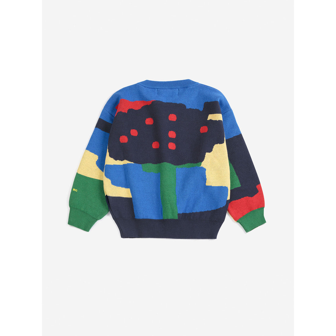 Bobo Choses Multicolor Paint Forest Jacquard Sweater