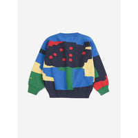 Bobo Choses Multicolor Paint Forest Jacquard Sweater