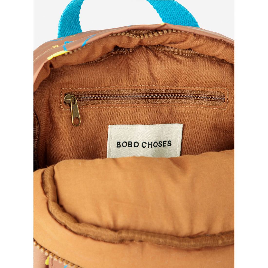 Bobo Choses Brown Pixel Abduction Backpack