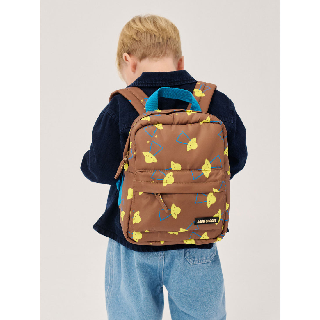 Bobo Choses Brown Pixel Abduction Backpack