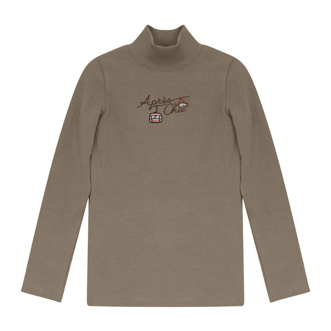 Calla Lili  Taupe Apres Chic Mockneck
