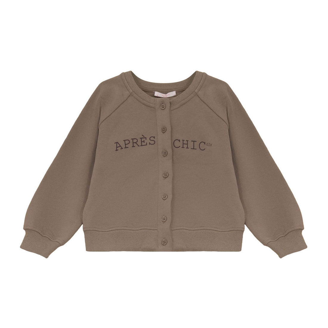 Calla Lili  Taupe Sweat Cardigan