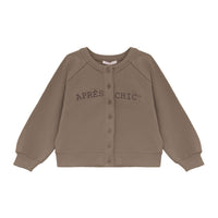 Calla Lili  Taupe Sweat Cardigan