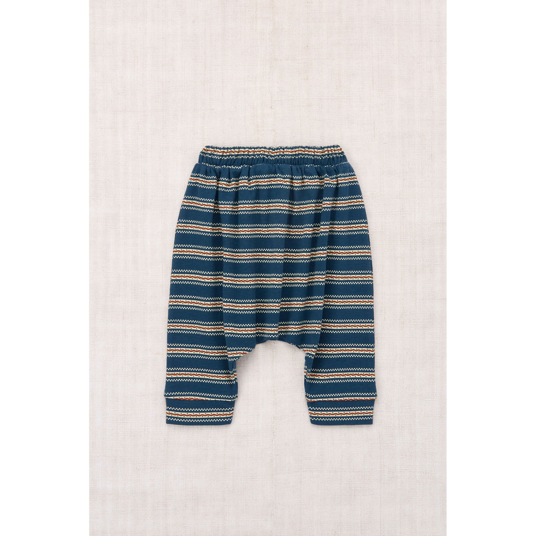 Misha and Puff Marine Blue Sgraffito Baby Gus Pant