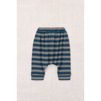 Misha and Puff Marine Blue Sgraffito Baby Gus Pant