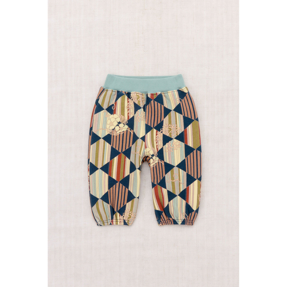 Misha and Puff Marine Blue Tessellation Baby Gymclass Jogger