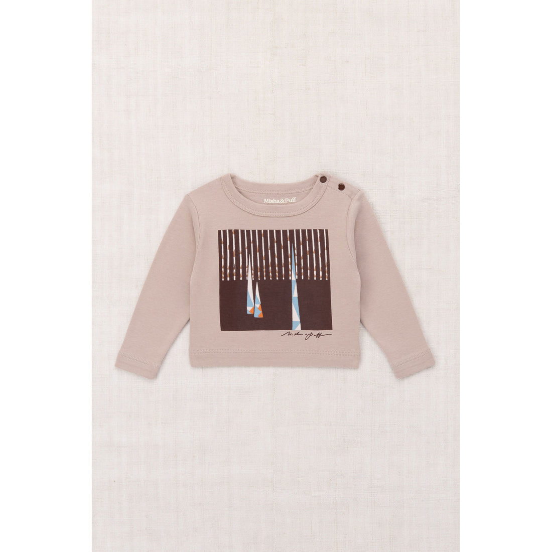 Misha and Puff Turtledove Baby Yama Boxy Top