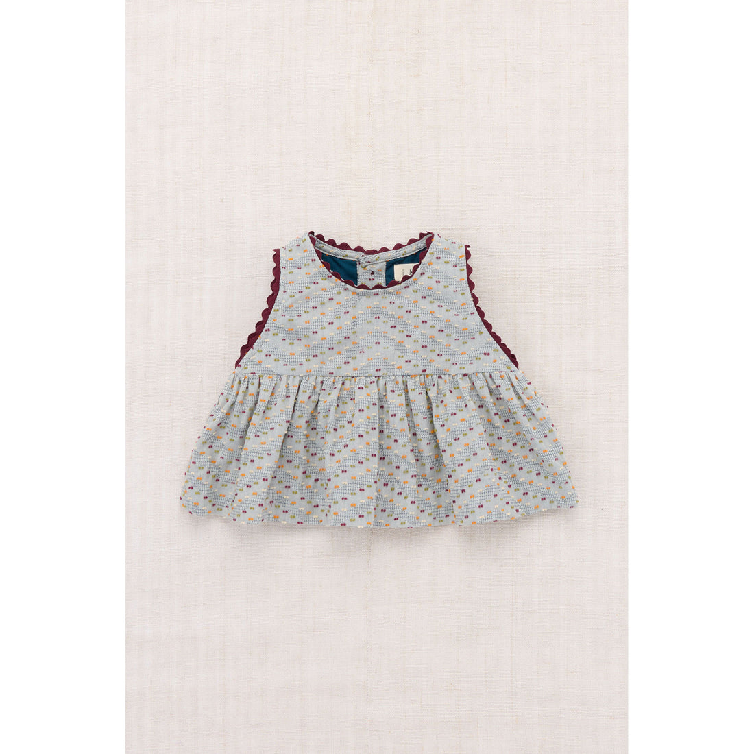 Misha and Puff Marine Blue Celebration Baby Hana Top
