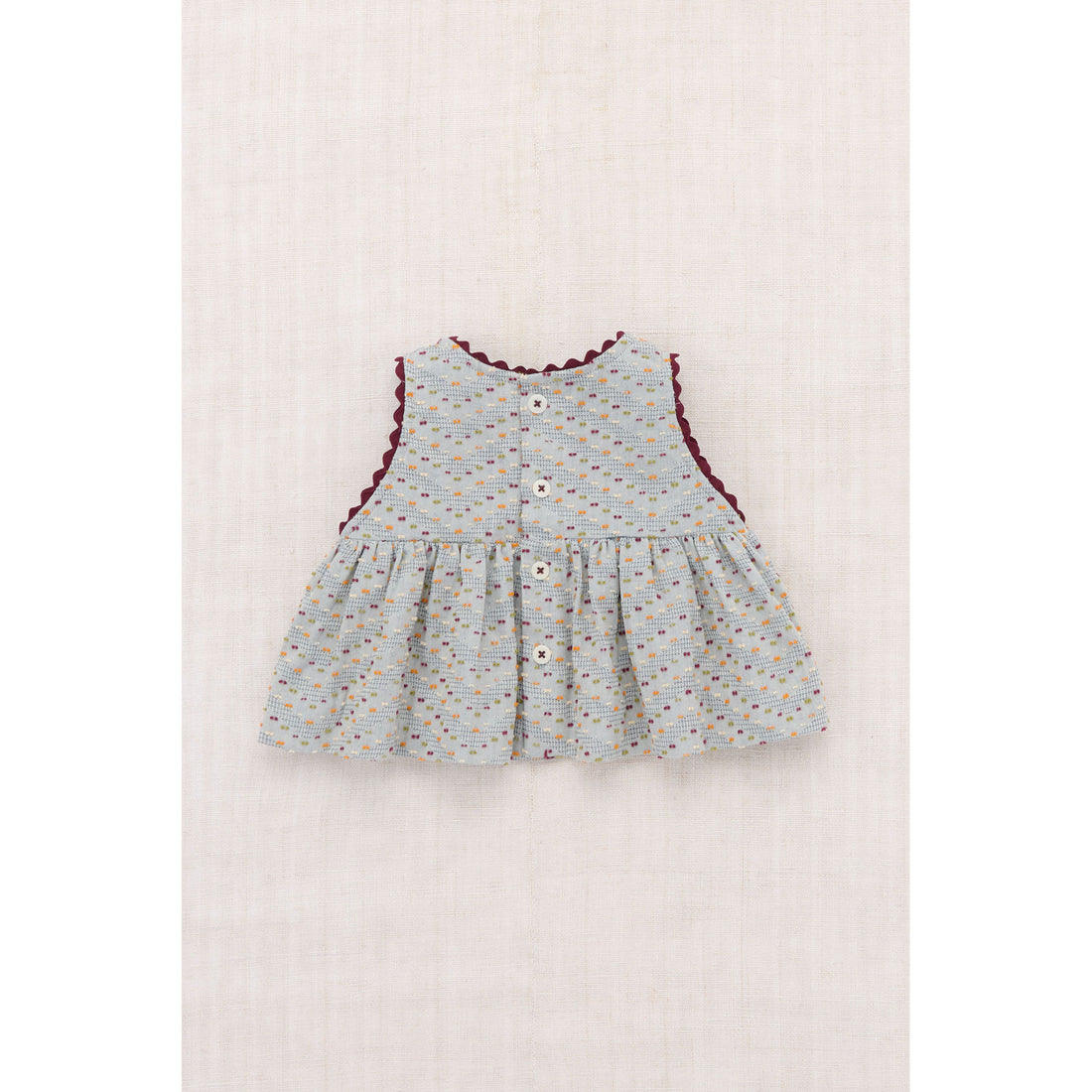 Misha and Puff Marine Blue Celebration Baby Hana Top
