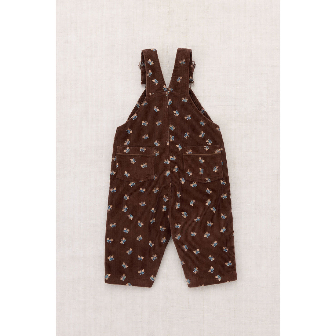 Misha and Puff Dark Roast Mariposa Baby Corduroy Carpenter Overall