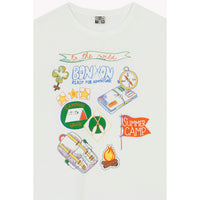 Bonton White Summer Camp Tee