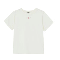 Bonton Ecru Embroidered Tubo Tee