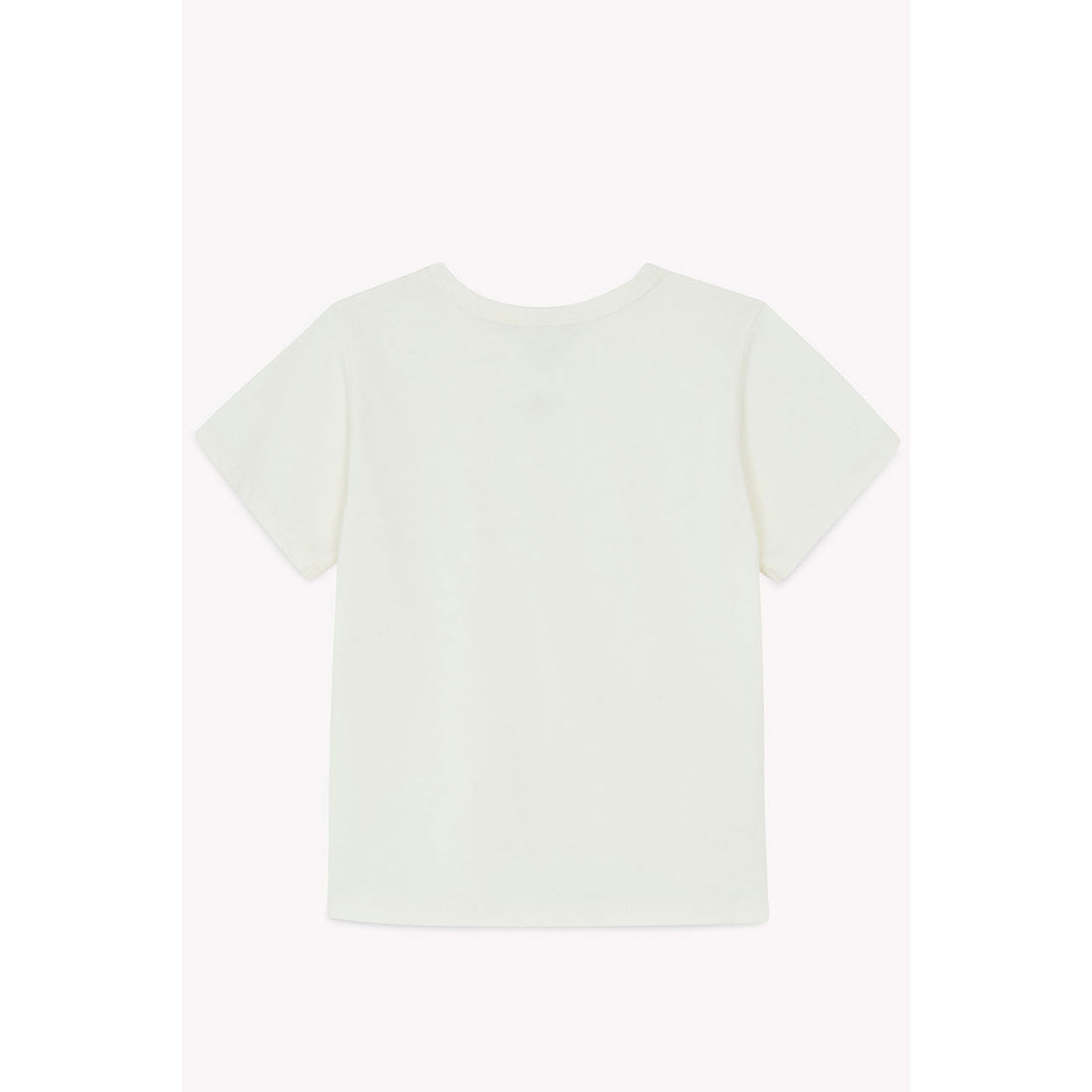 Bonton Ecru Embroidered Tubo Tee