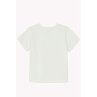 Bonton Ecru Embroidered Tubo Tee