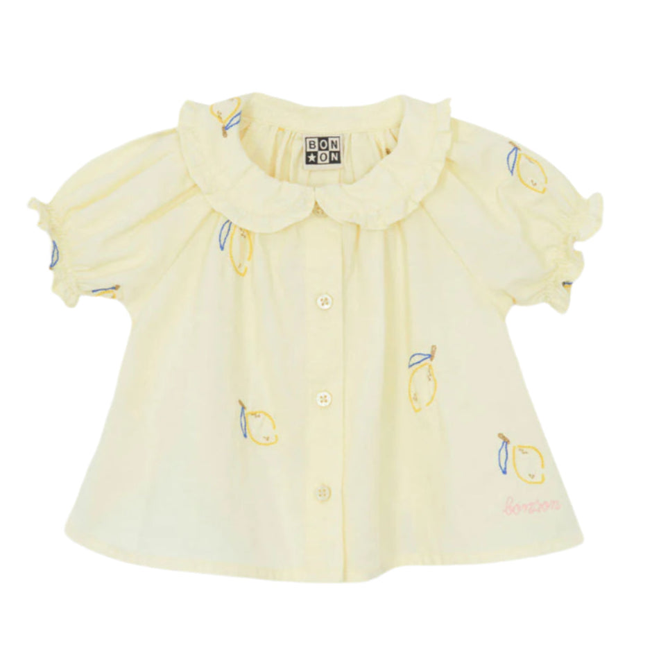 Bonton Yellow Aria Baby Blouse