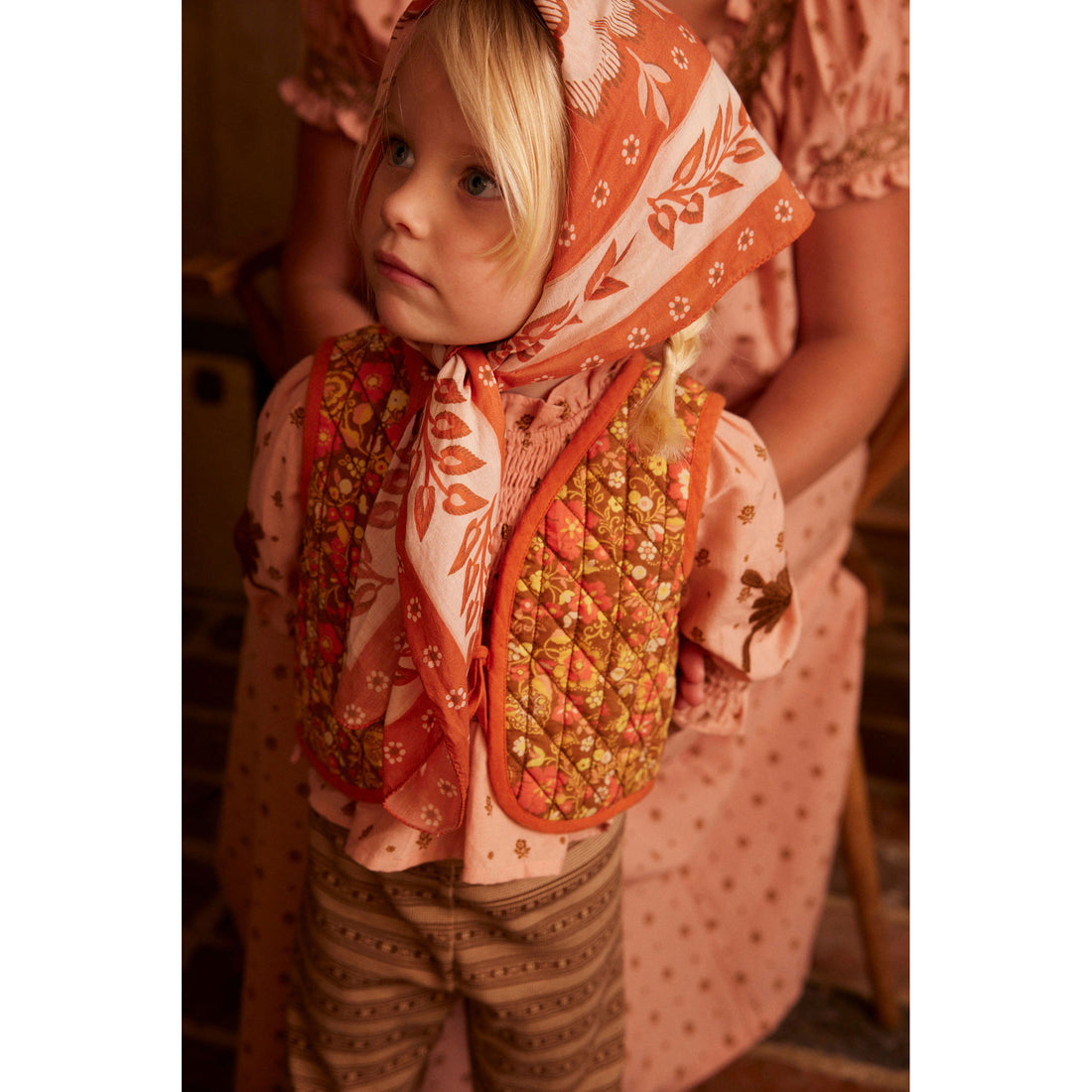 Apolina Autumn Harvest Floral Elma Gilet