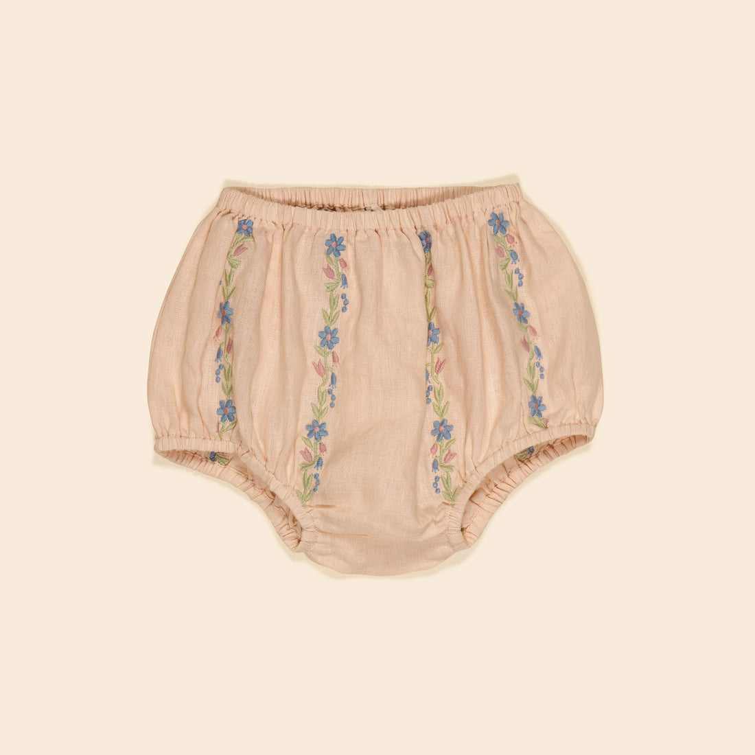 Apolina Blush Baby Lula Embroidered Bloomer