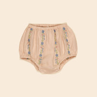 Apolina Blush Baby Lula Embroidered Bloomer