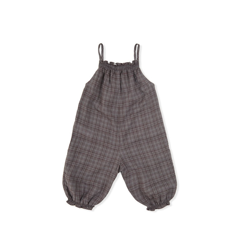 Bene Bene Charcoal Billie Check Jumpsuit