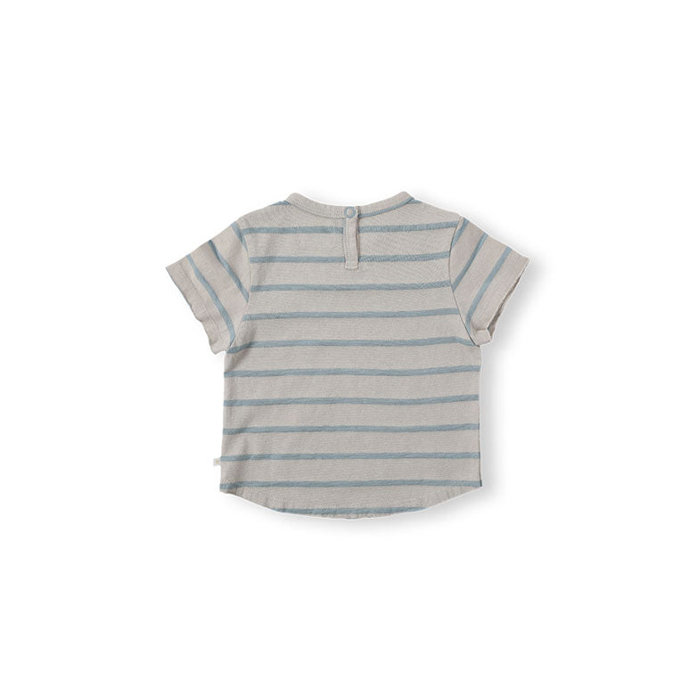 Bene Bene Lighy Blue Benie Stripe Tee