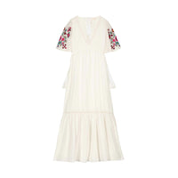 Louise Misha Cream Balina Women Dress