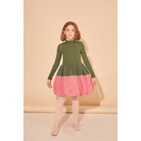 The Middle Daughter Olive & Rose Otto Word Of Mouth Dress