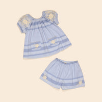 Apolina Summerhouse Stripe Barbara Short Set
