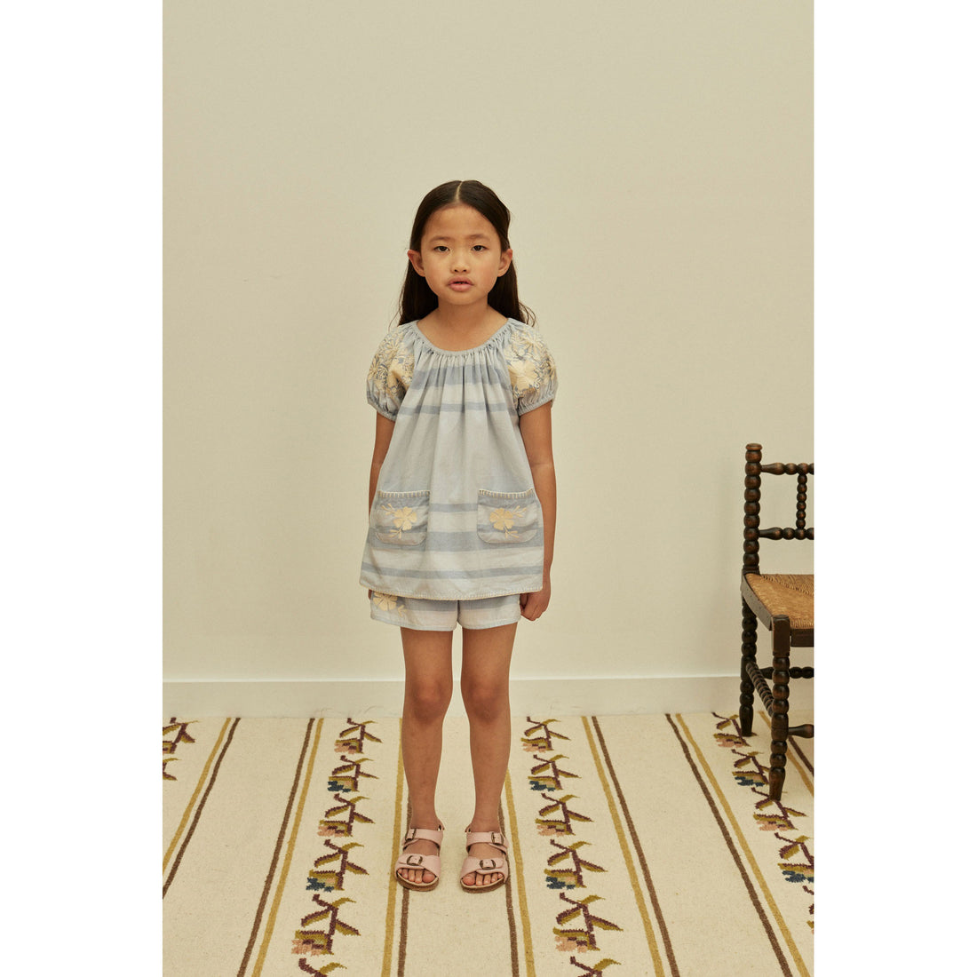 Apolina Summerhouse Stripe Barbara Short Set