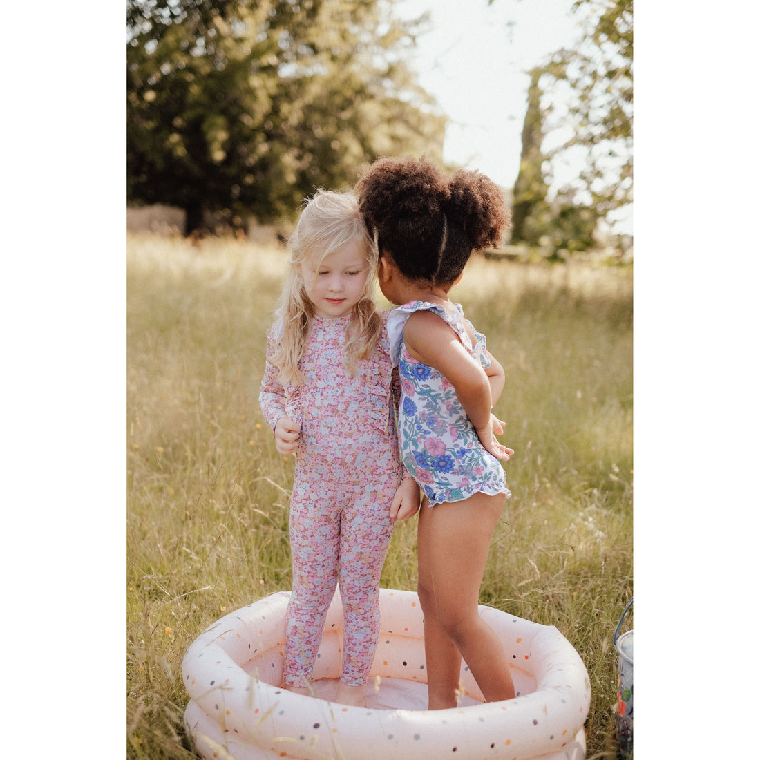 Louise Misha Blue Summer Meadow Andrea Bathing Suit