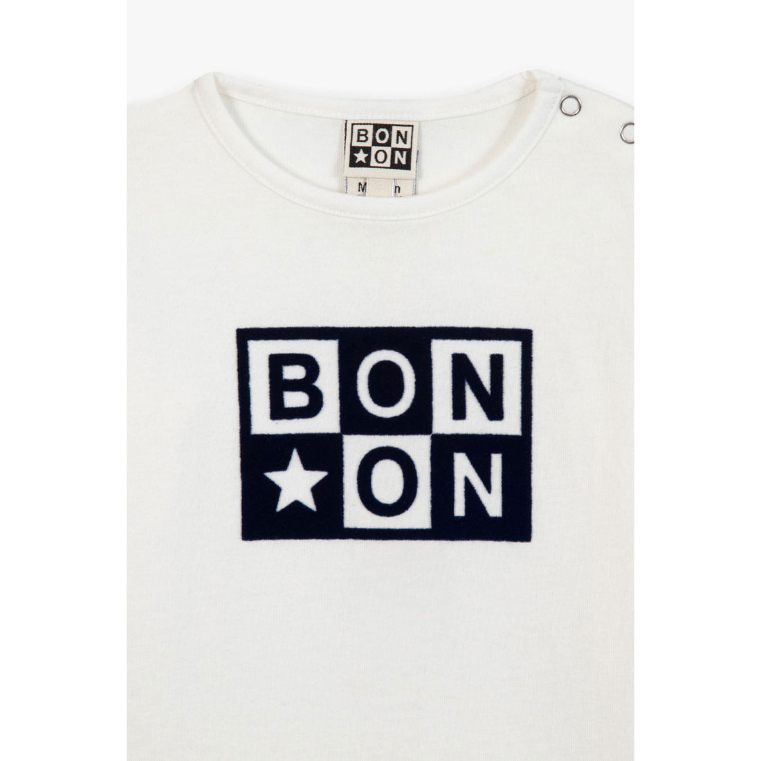 Bonton Ecru Taxi Logo Tee