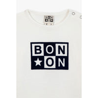 Bonton Ecru Taxi Logo Tee