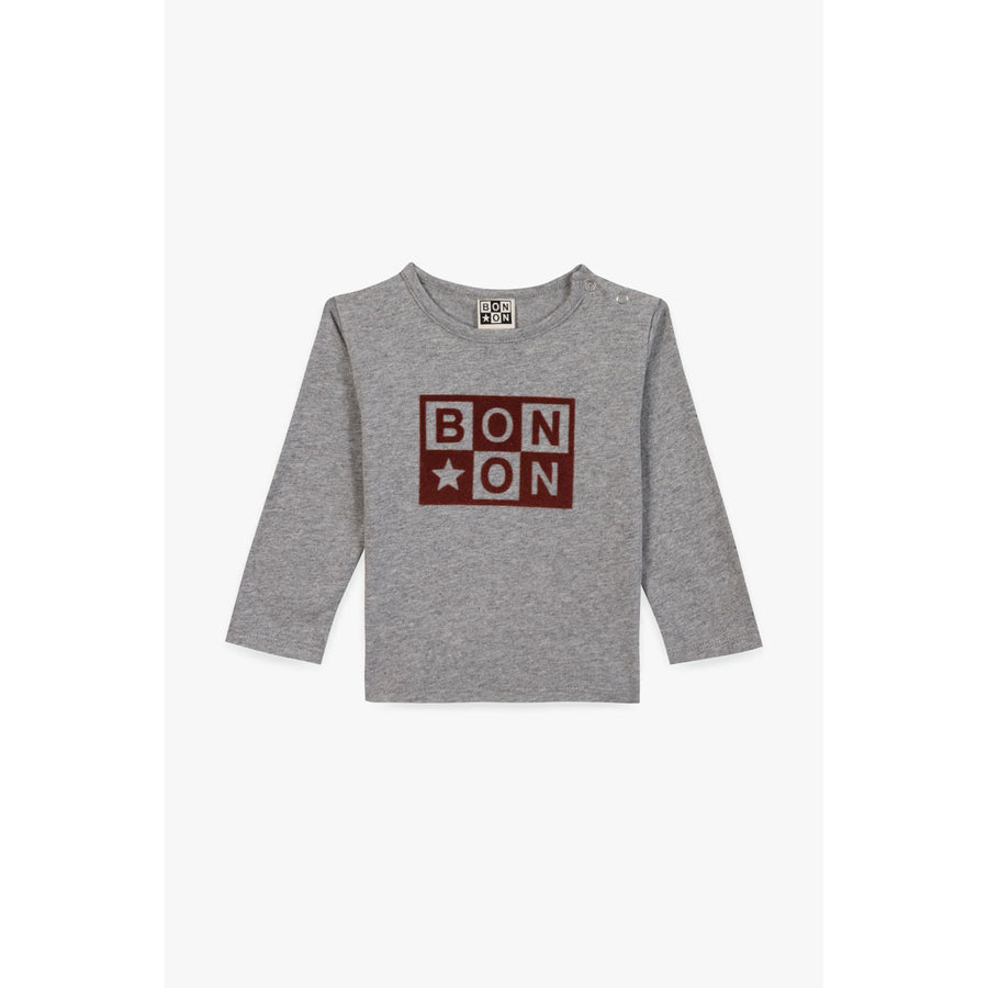 Bonton Grey Taxi Logo Tee
