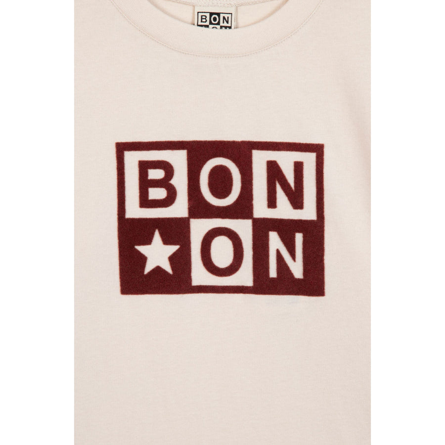 Bonton Ecru Taxo Logo Tee