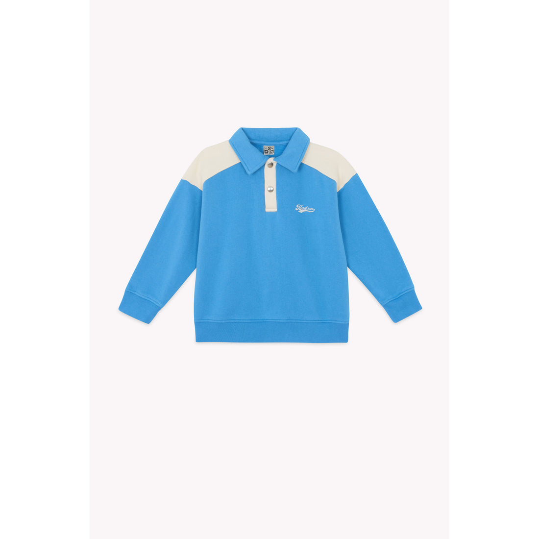 Bonton Blue Moustic Sweatshirt