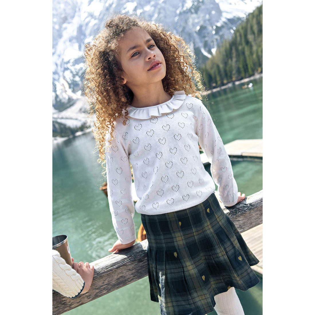 Bonton Green Bird Mali Skirt