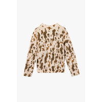 Bonton Brown Misty Cow Sweater
