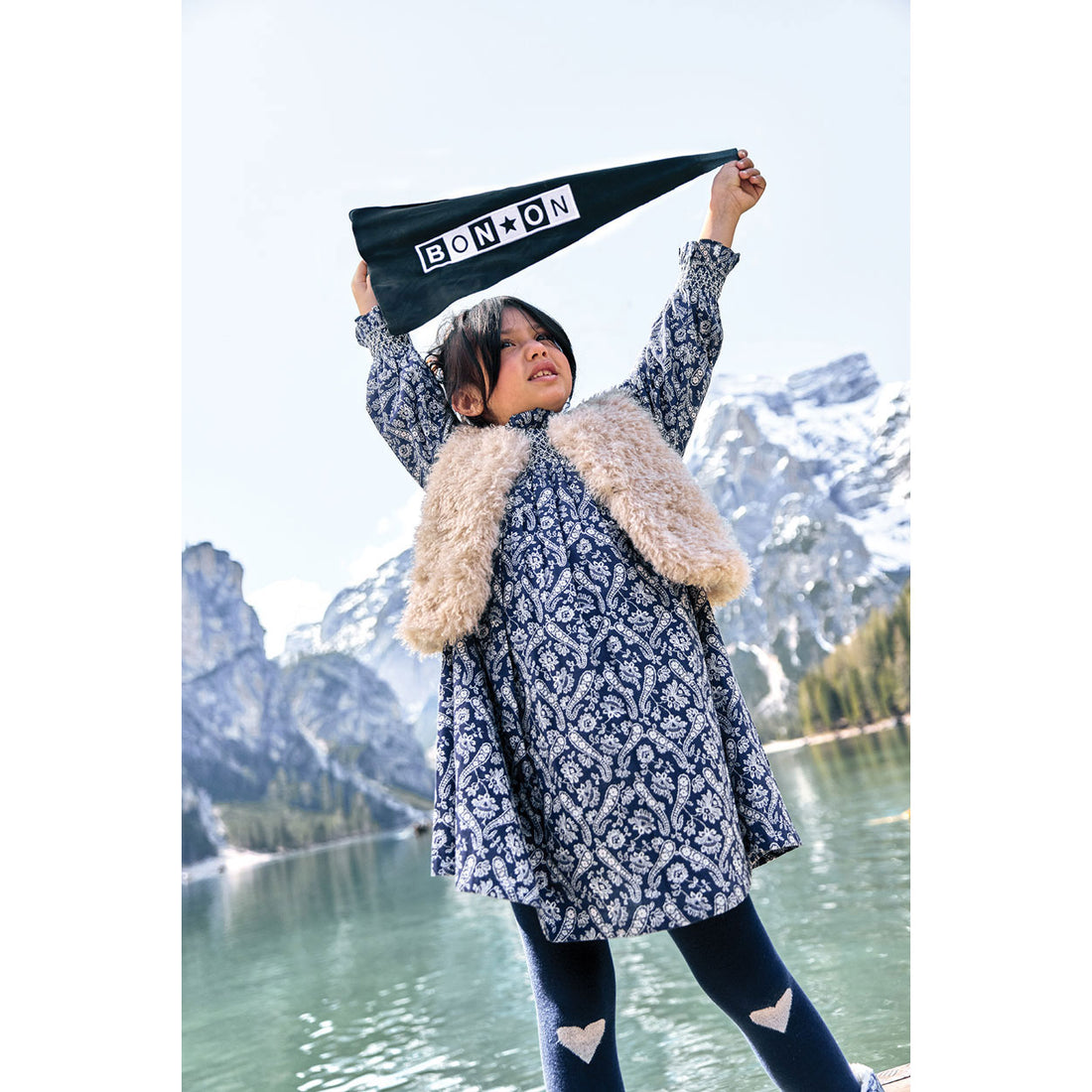 Bonton Blue Babouchka Dress