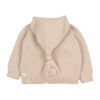 Buho Natural Baby Hooded Cardigan