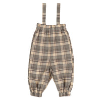 Belati  Blue Plaid Overall