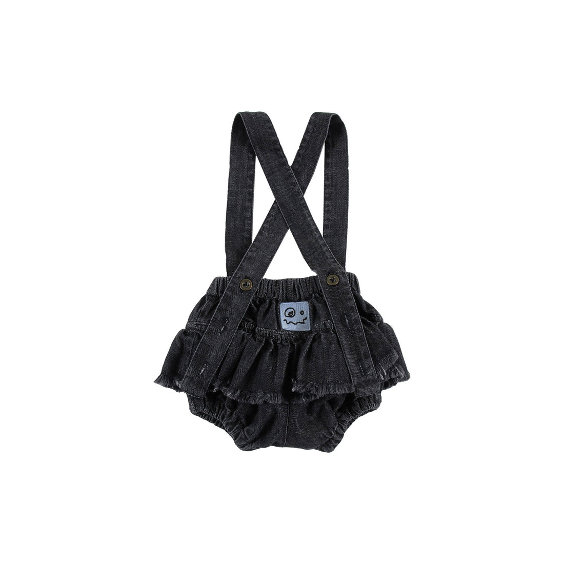 Loud Black Yeah Ruffle Suspender Bloomers