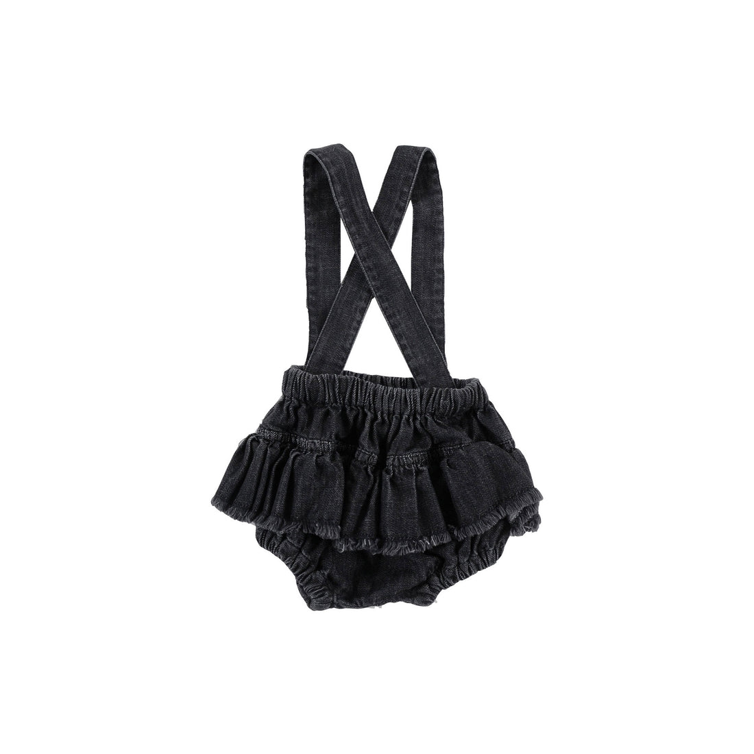 Loud Black Yeah Ruffle Suspender Bloomers