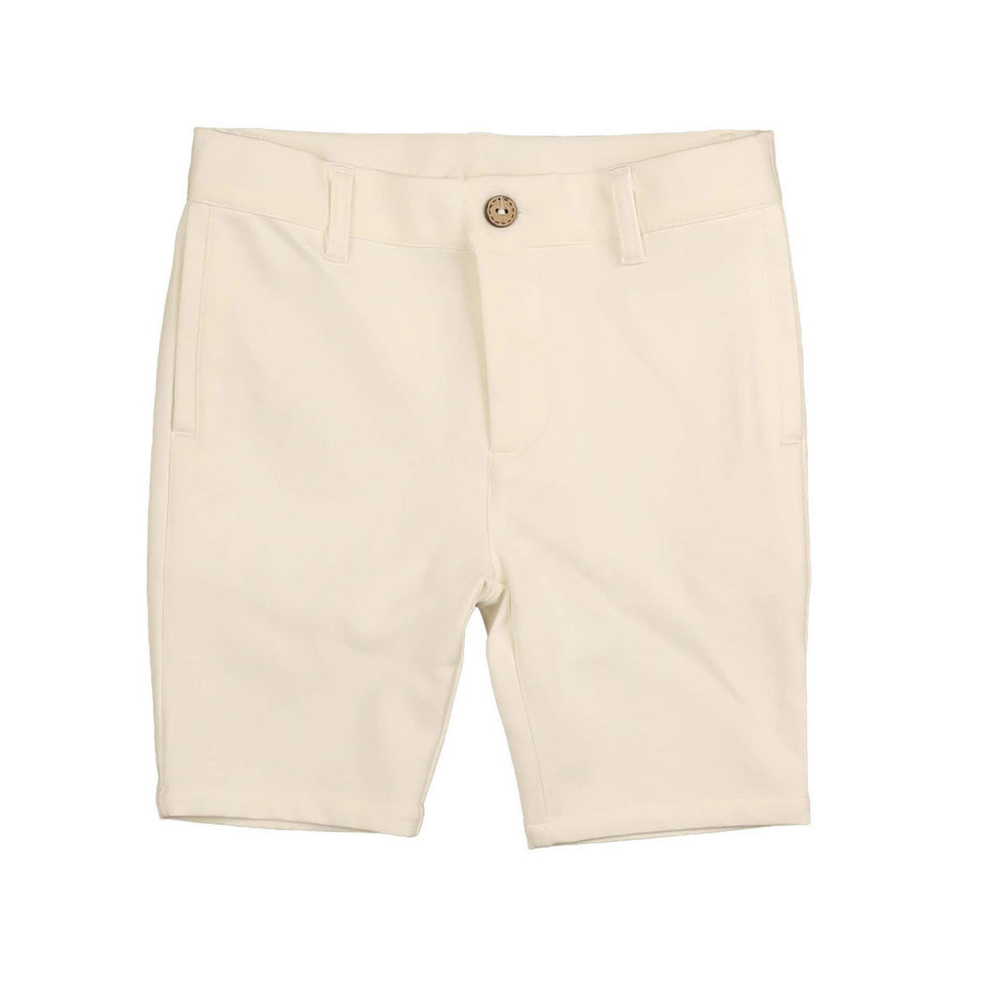 Belati Ivory Jersey Bermudas