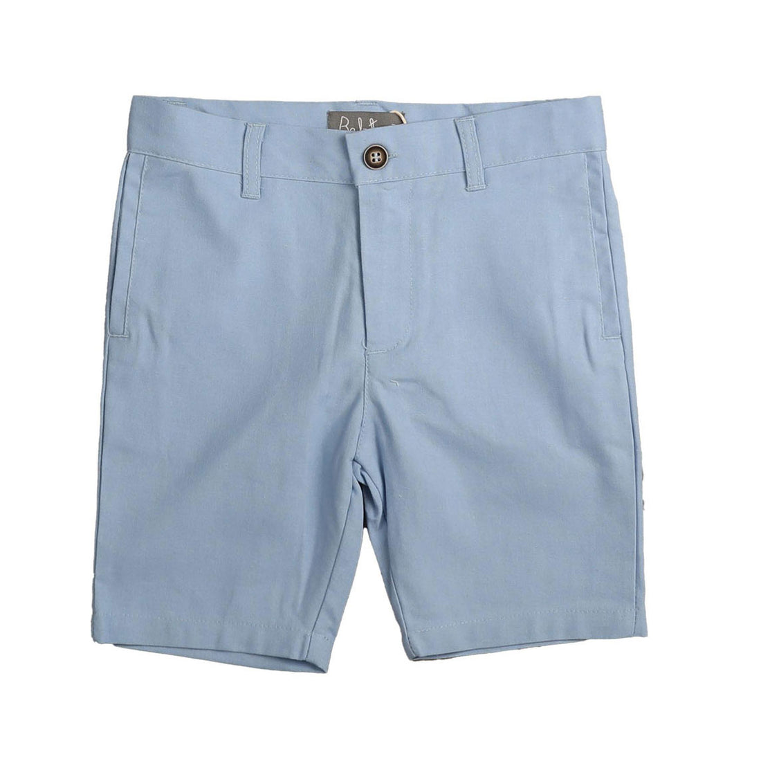 Belati Light Blue Linen Bermudas