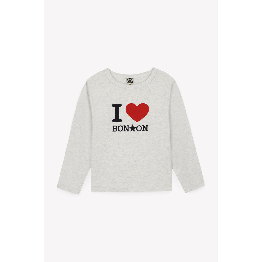 Bonton Grey Axo I Love Tee
