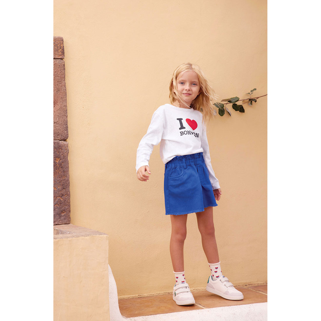 Bonton Grey Axo I Love Tee