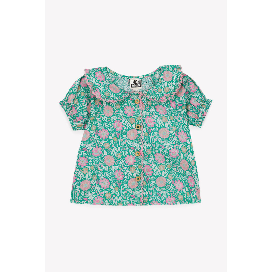 Bonton Turquoise Aria Blouse