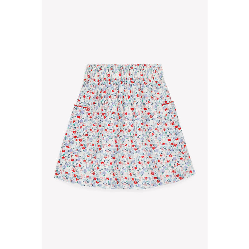 Bonton Elis Floral Ruche Skirt