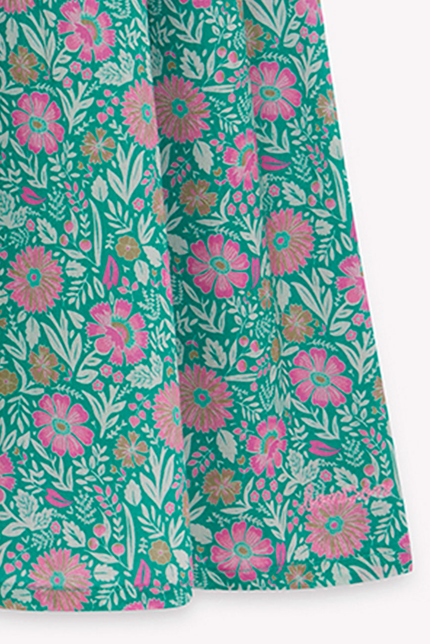Bonton Turquoise Georgette Dress