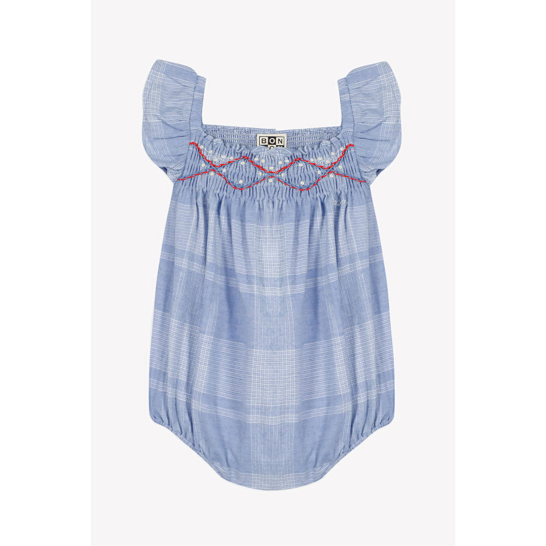 Bonton Chambray Laux Romper