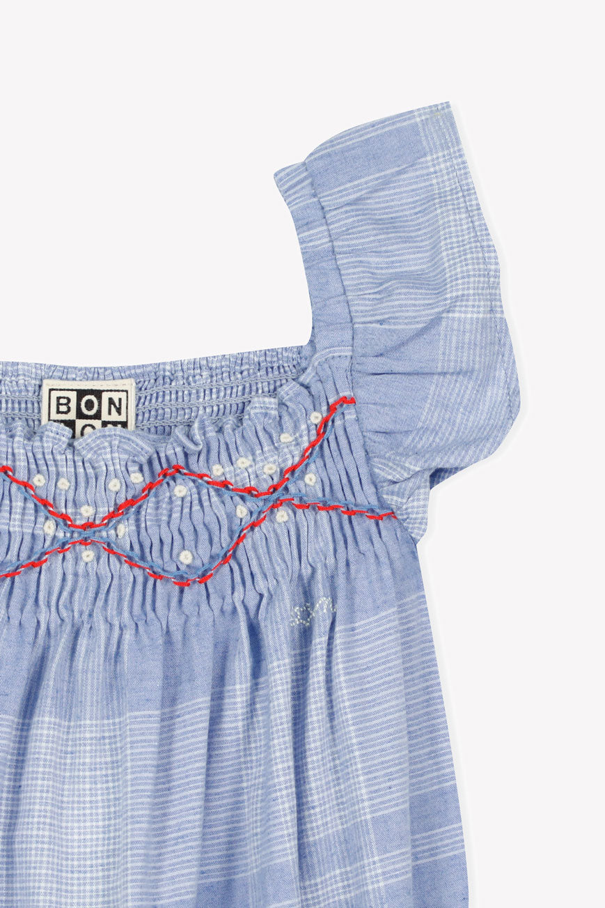 Bonton Chambray Laux Romper